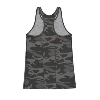 Womens Camo Workout Performance Tank Top