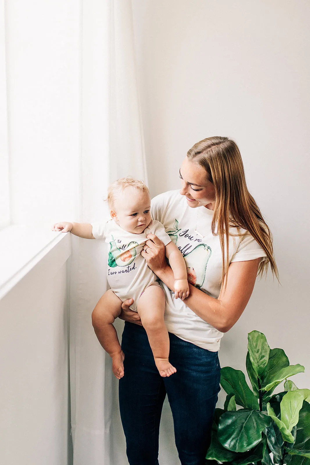 You're All I Avo Wanted Avocado Women's T-Shirt & Organic Baby Onesie® Matching Outfits